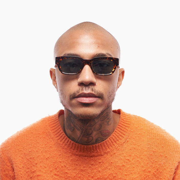 Zed / Havana Tortoise Acetate & Viridian Lens - Shade Files